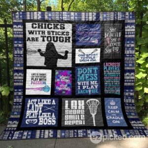 I Play Lacrosse Quilt Blanket Hn57  Quilt